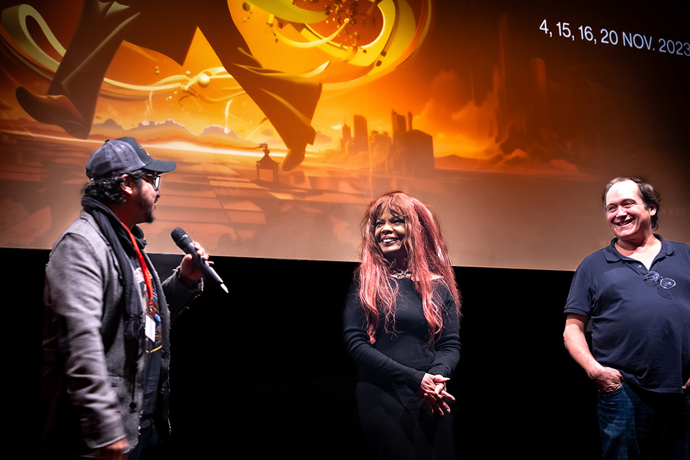 Échange avec l'équipe du film après la projection de Zamal Paradise de DkPit, Prix du nouveau cinéma du KIFF 2023